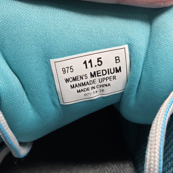 ORTHOFEET 973 Bio Fit Verve 11.5 Turquois Gel Tie-less Orthotic Comfort Sneakers - Picture 9 of 9